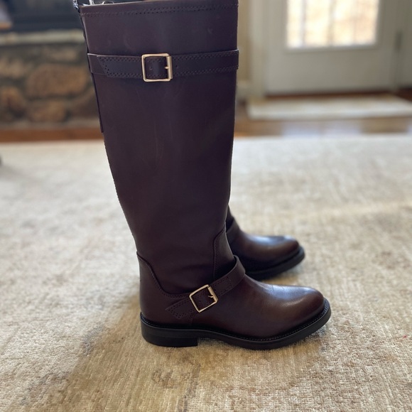 Steve Madden Sady Tall Boots Brown Leather - Picture 9 of 16